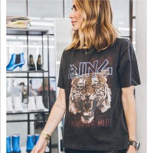 Anine Bing Tiger Tee- S (worn once)